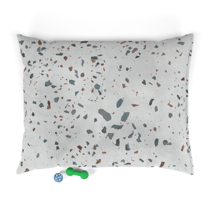 Dog Bed in Ultima Earl Grey Terrazzo