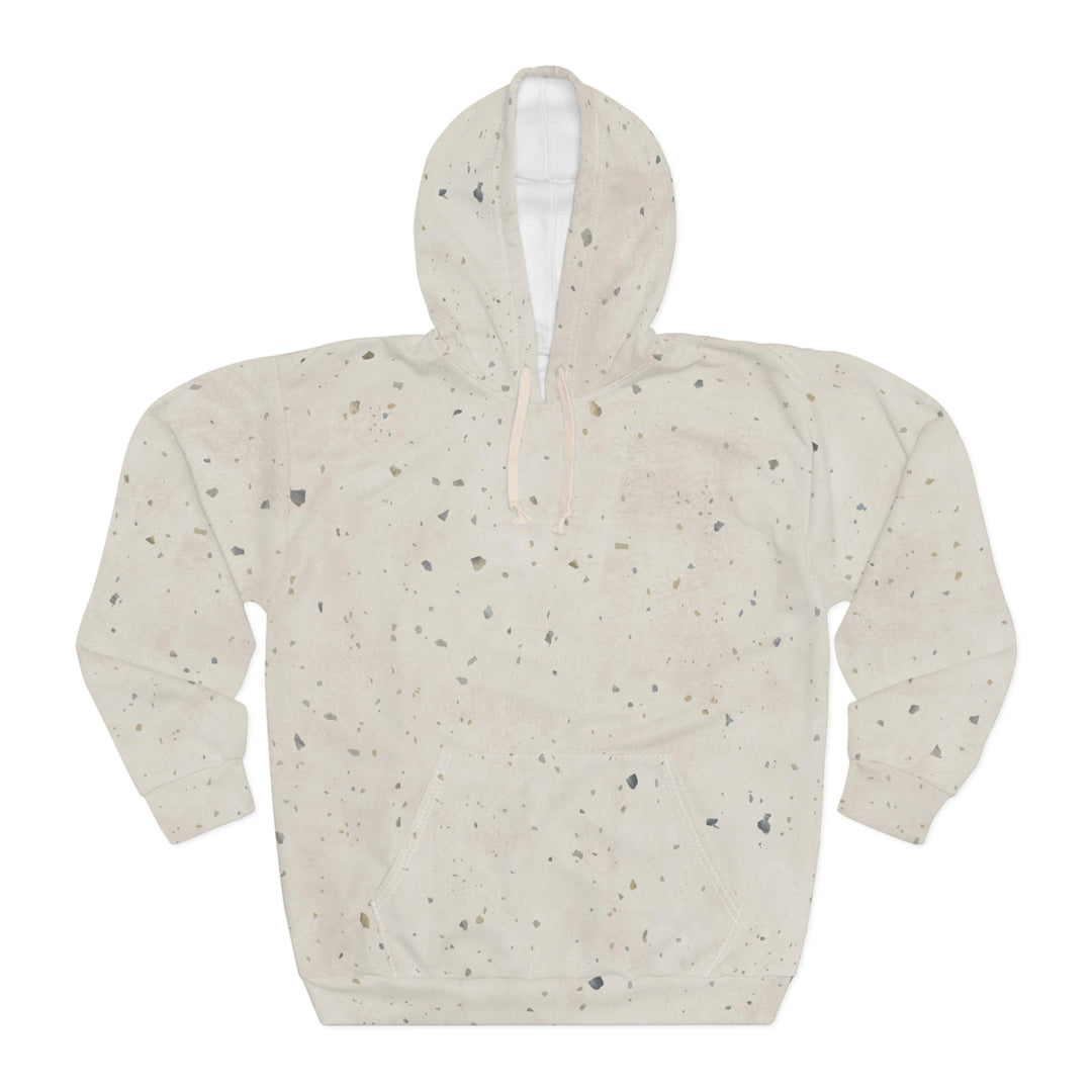 Terrazzo Hoodie - front - off white pullover