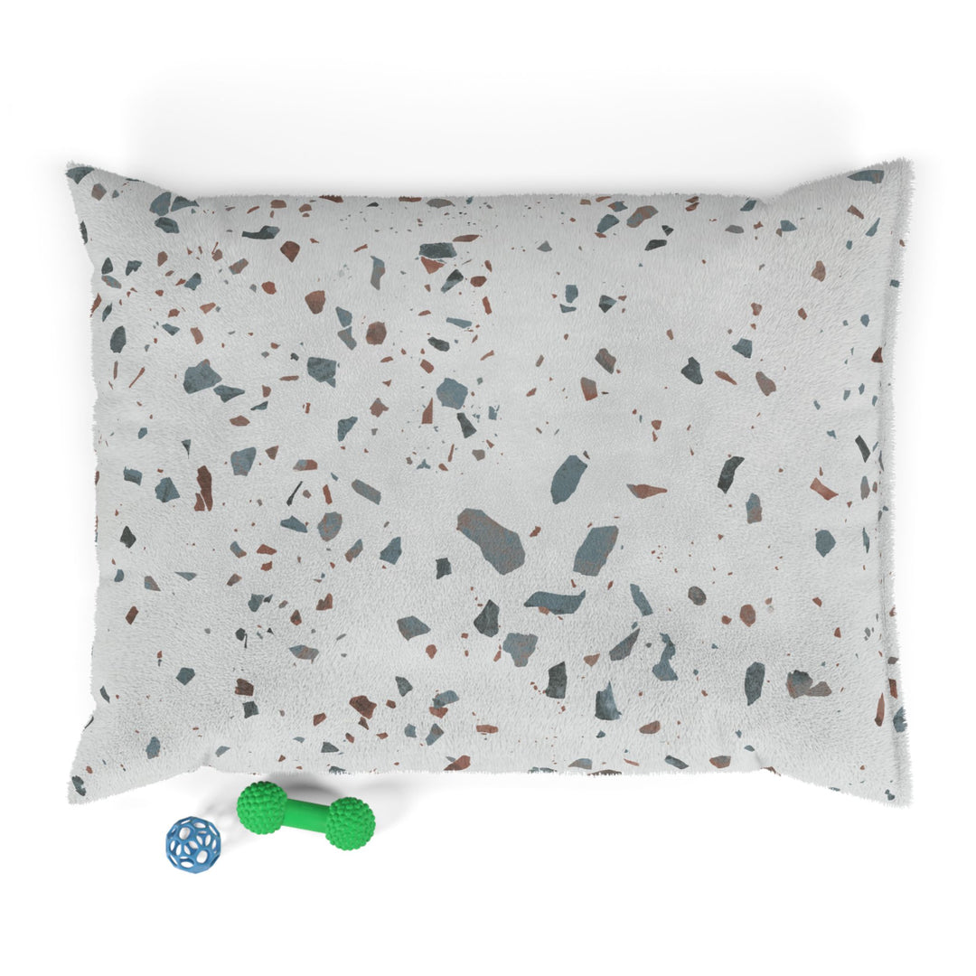 Dog Bed in Ultima Earl Grey Terrazzo