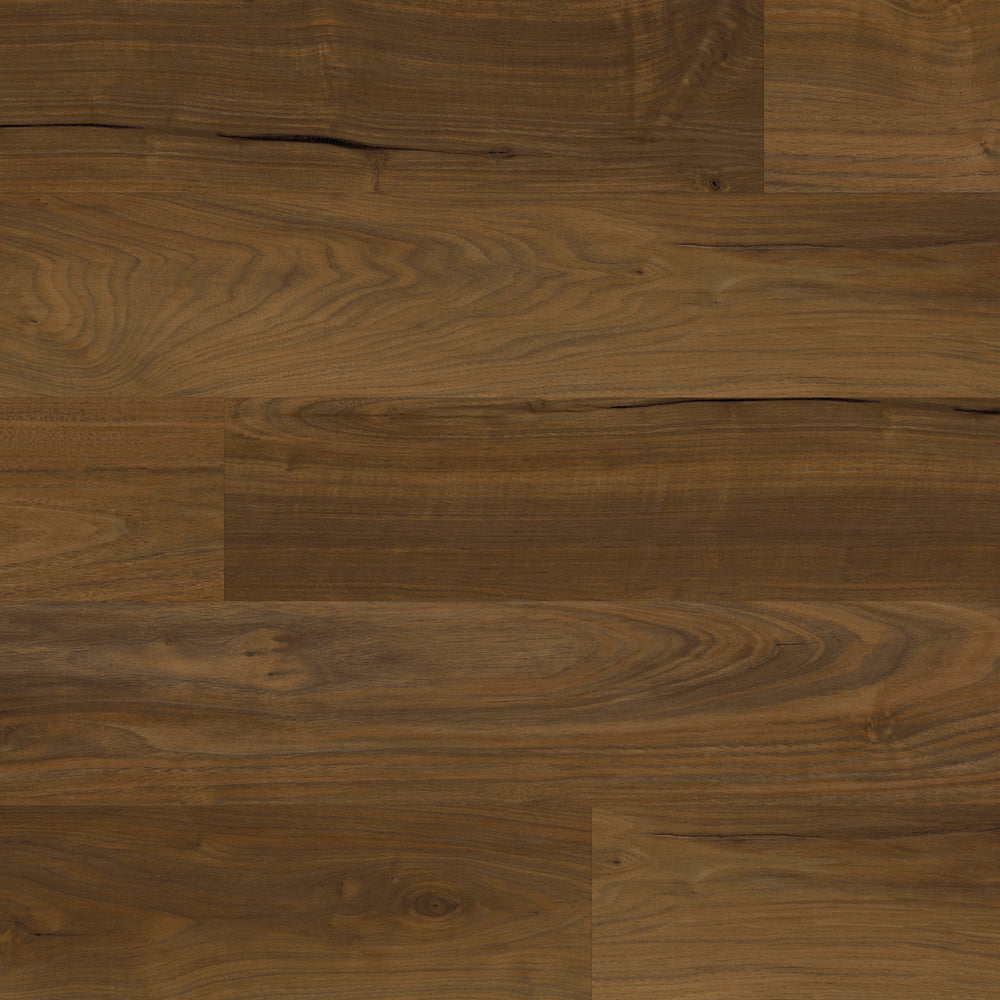 Allure Toasted Pecan Pince ISOCORE vinyl flooring installed and viewed from above