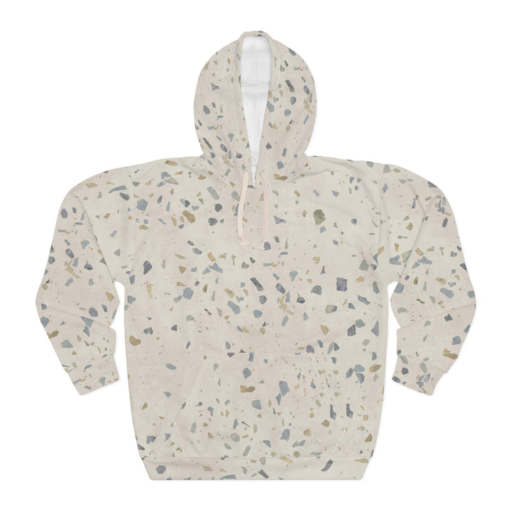 Terrazzo Hoodie - front – off white pullover