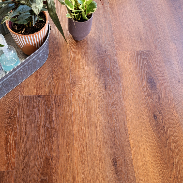 Allure Caramel Cookie Oak XL Rigid Core 22mil Rigid Core Luxury Vinyl Plank Flooring