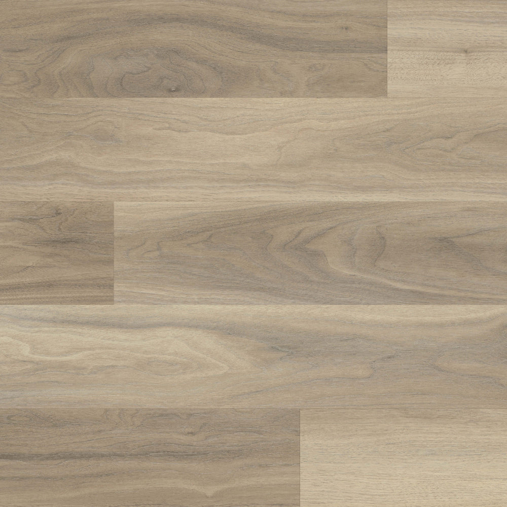 Allure Almond Honey Aspen ISOCORE vinyl flooring installed and viewed from above