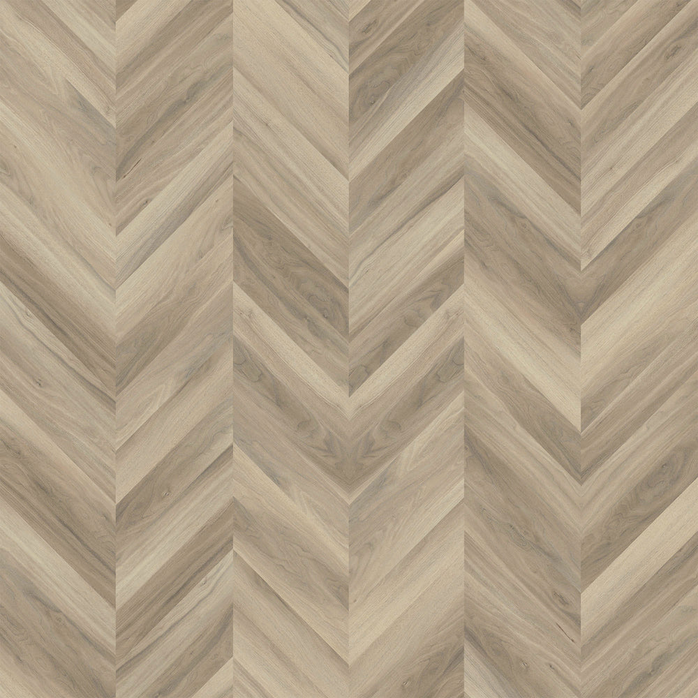 Allure Chevron Almond Honey Aspen ISOCORE vinyl flooring installed and viewed from above