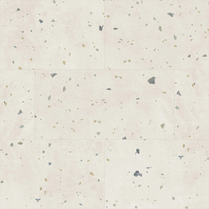 Allure Perfect Parfait Terrazzo ISOCORE vinyl flooring installed and viewed from above